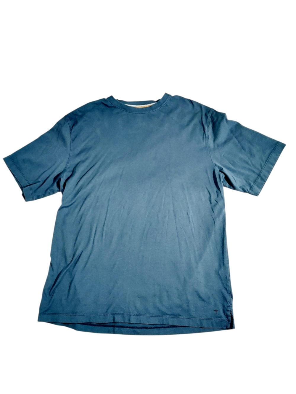 Left Coast Tee Men's Crew Neck T‑Shirt in Teal XL